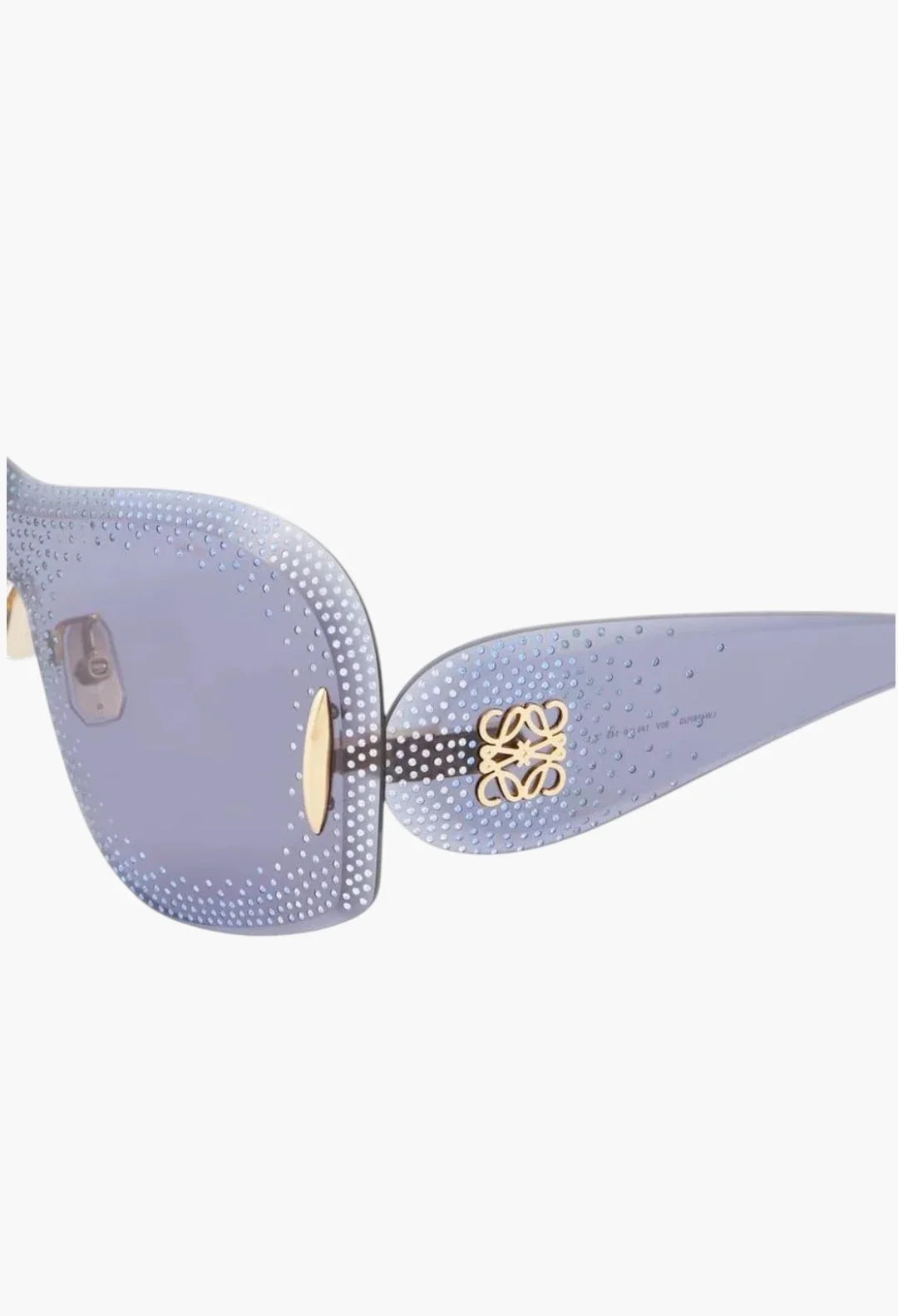 Anagram Embellished Mask Sunglasses