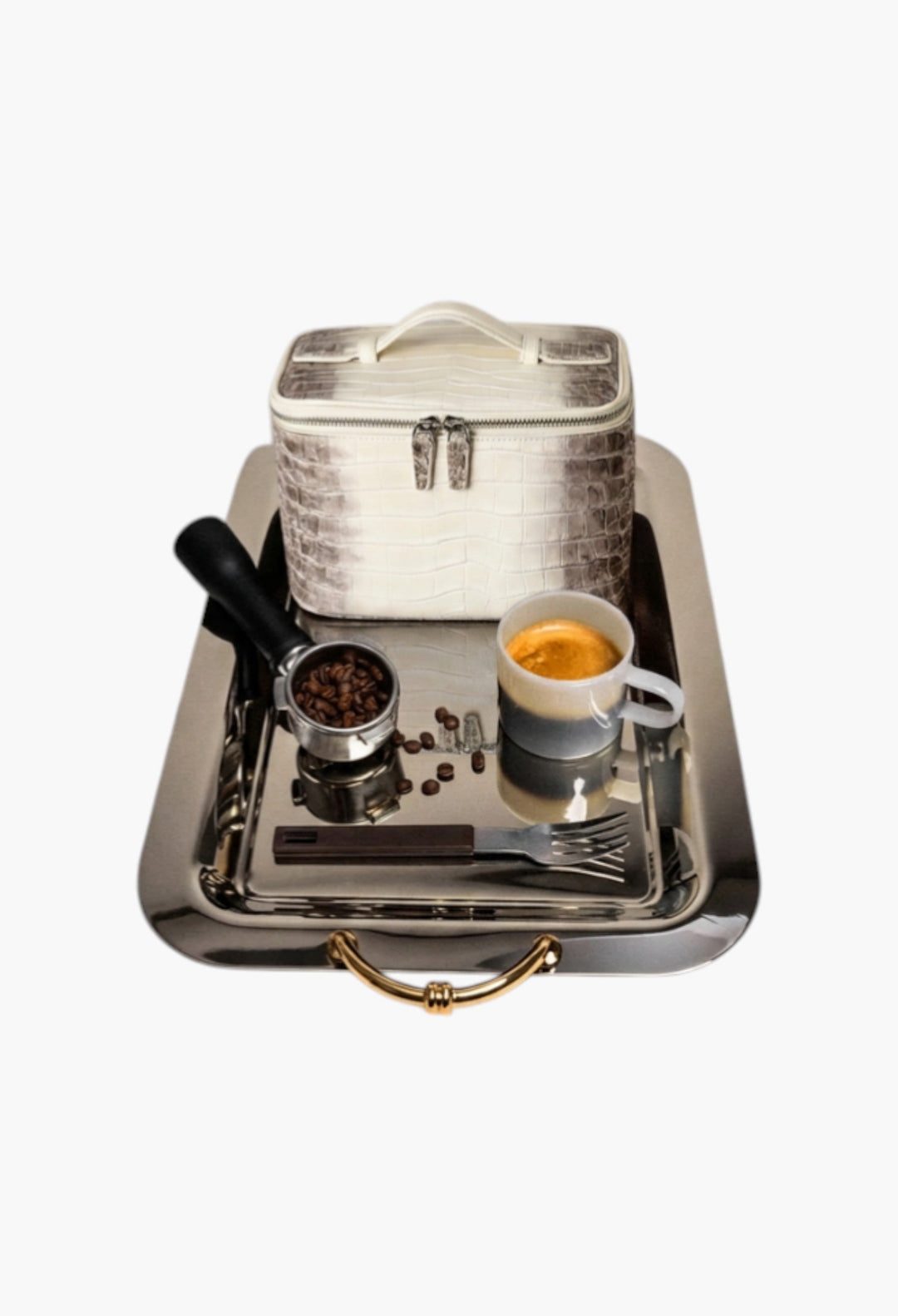 Croc Vanity Case Himalayan - GLAM MODA