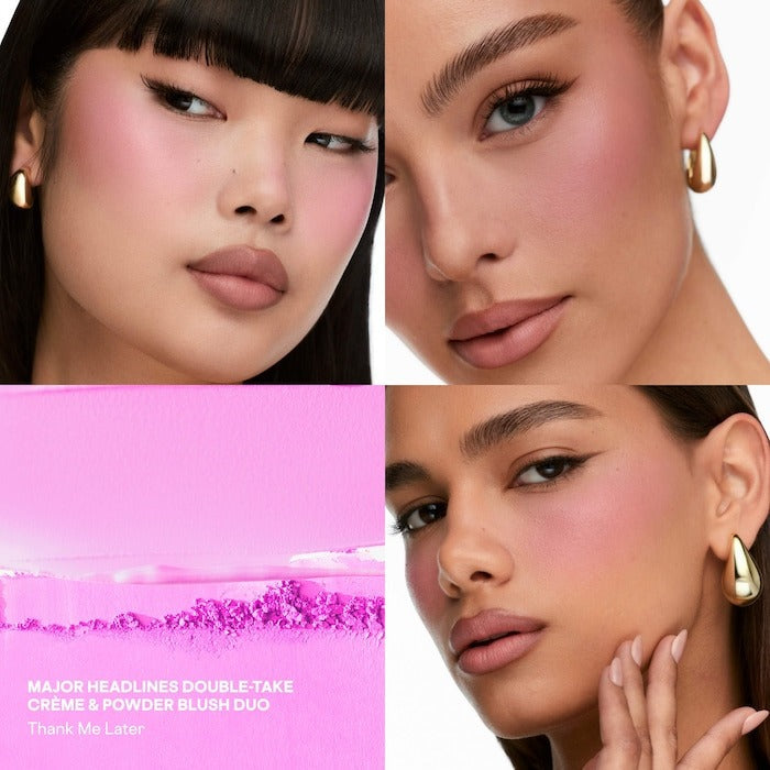 Major Headlines Double-Take Crème & Powder Blush Duo - GLAM MODA