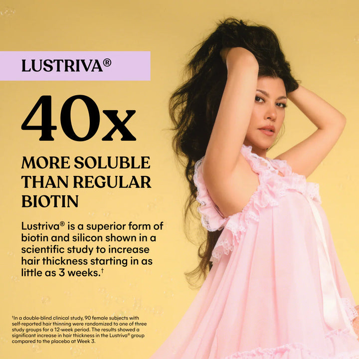 Lemme Grow Soft Chews - Hair Growth & Skin Support - Clinically Studied Lustriva - Mixed Fruit Flavor - GLAM MODA