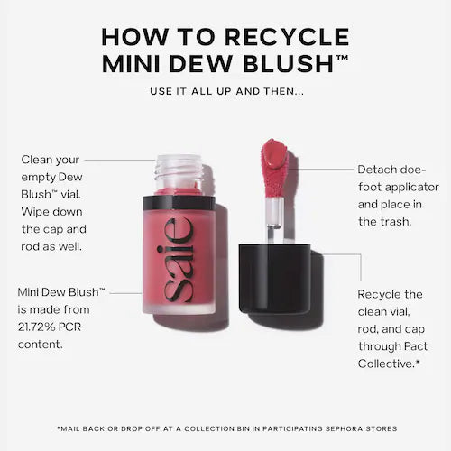 Mini Dew Blush Liquid Cream Blush - GLAM MODA
