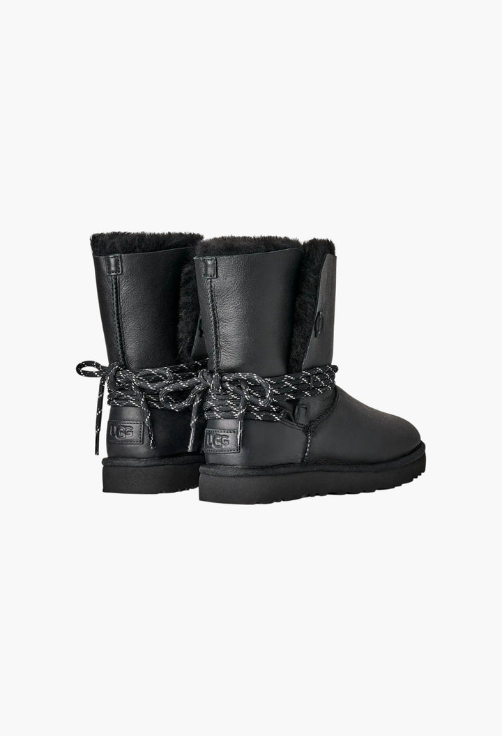 Women's Classic Bailey Tie Leather Boot - GLAM MODA