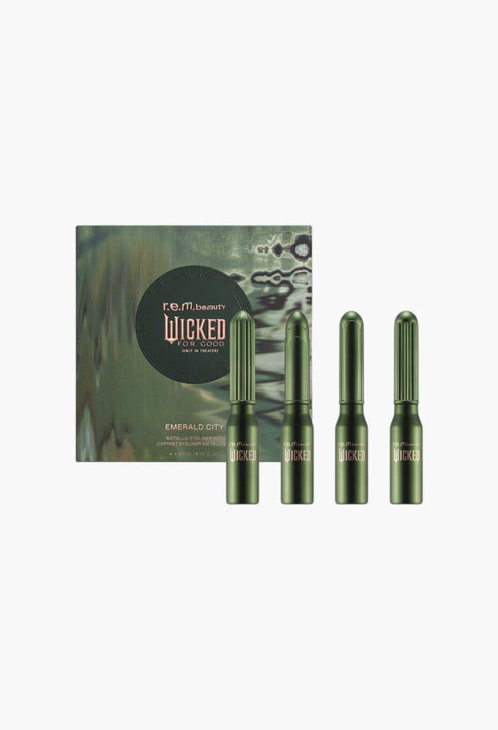 rem beauty r.e.m. beauty x Wicked: For Good Emerald City Metallic Eyeliner Set