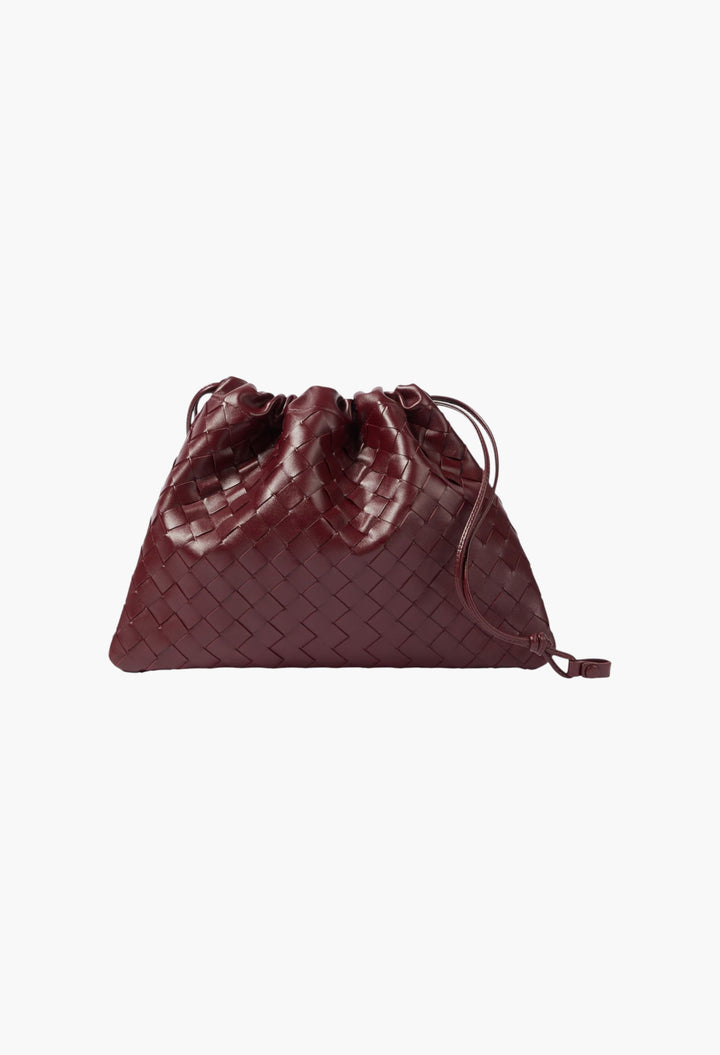 Dustbag Medium Leather Clutch - GLAM MODA