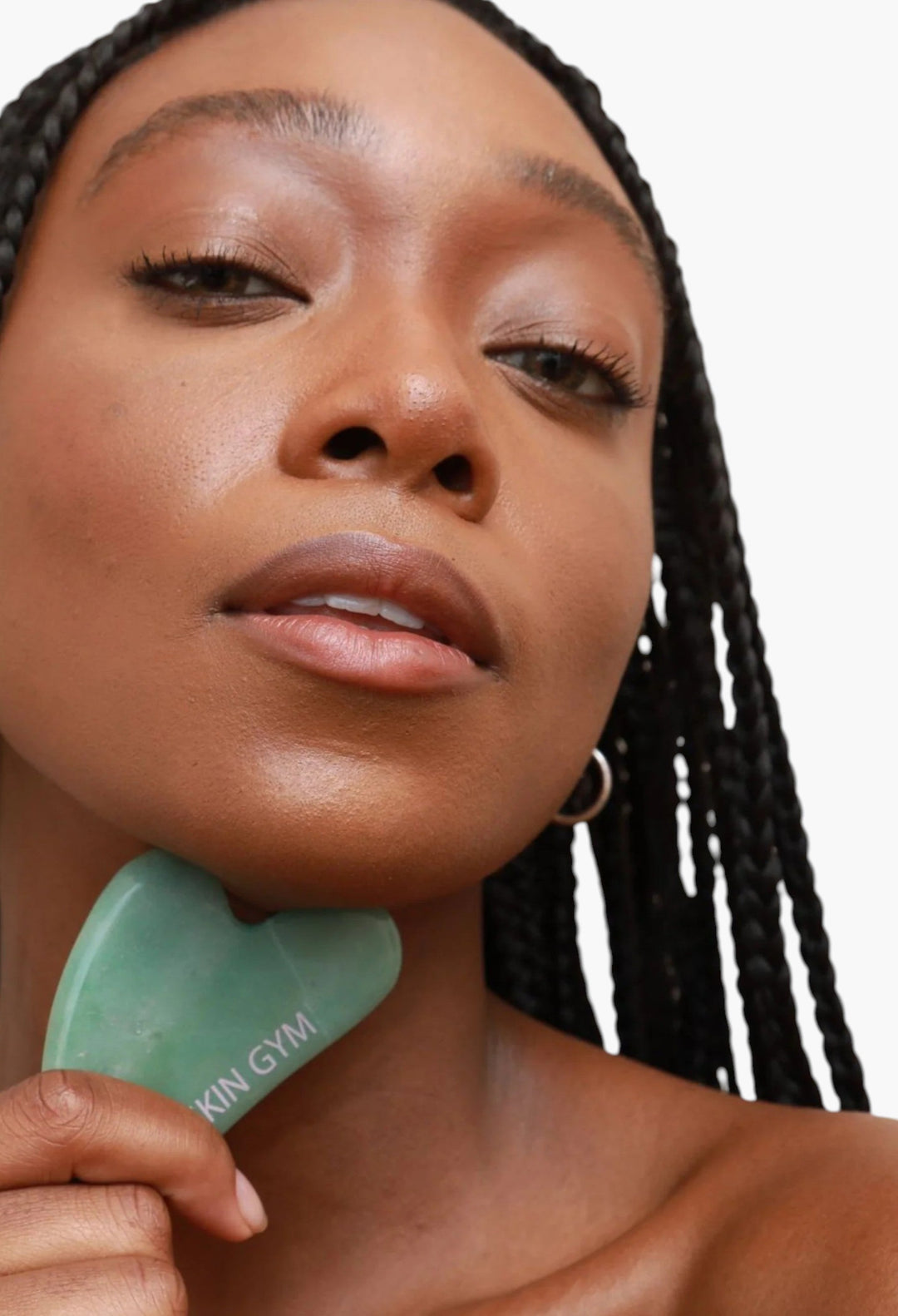 Jade Sculpty Heart Gua Sha Tool - GLAM MODA
