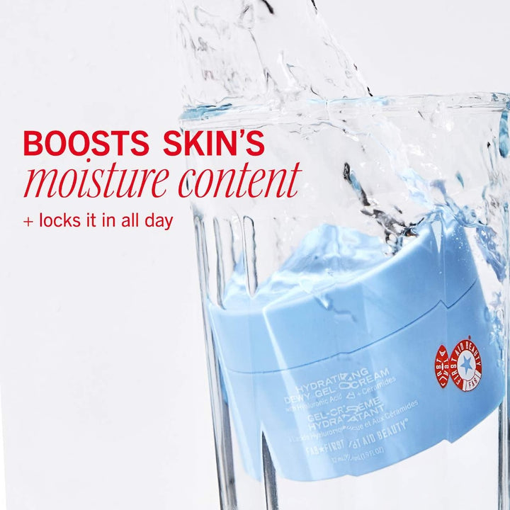 Hydrating Dewy Gel Cream Moisturizer with Hyaluronic Acid + Ceramides - GLAM MODA