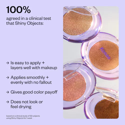Shiny Objects Wet Glisten Highlighter Powder for Face and Eyes - GLAM MODA