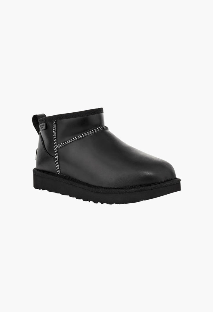 Women's Classic Ultra Mini Leather Regenerate Boot - GLAM MODA