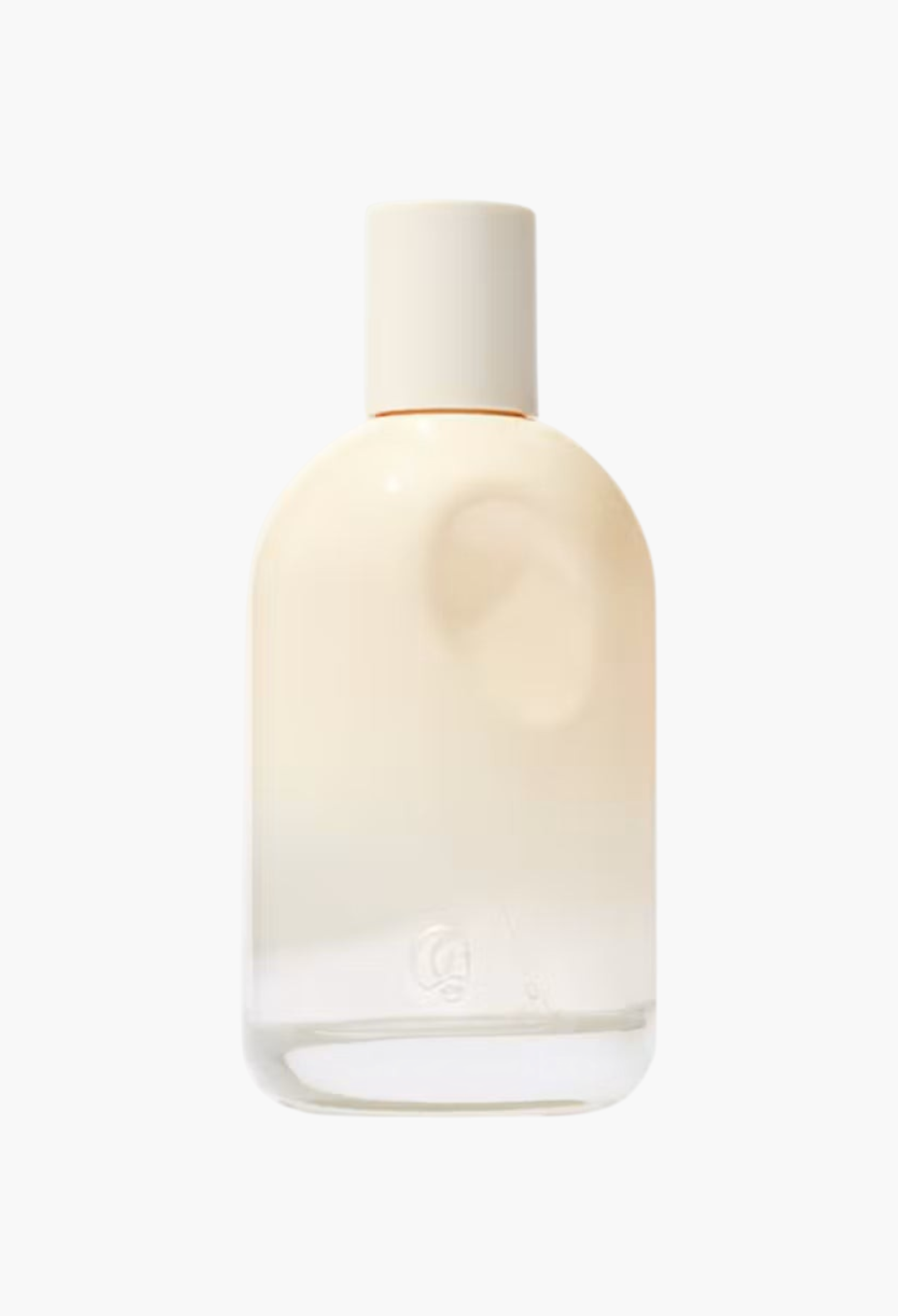 GLAM MODA Glossier You Doux eau de parfum in a minimalist glass bottle with a soft cream-colored gradient finish.
