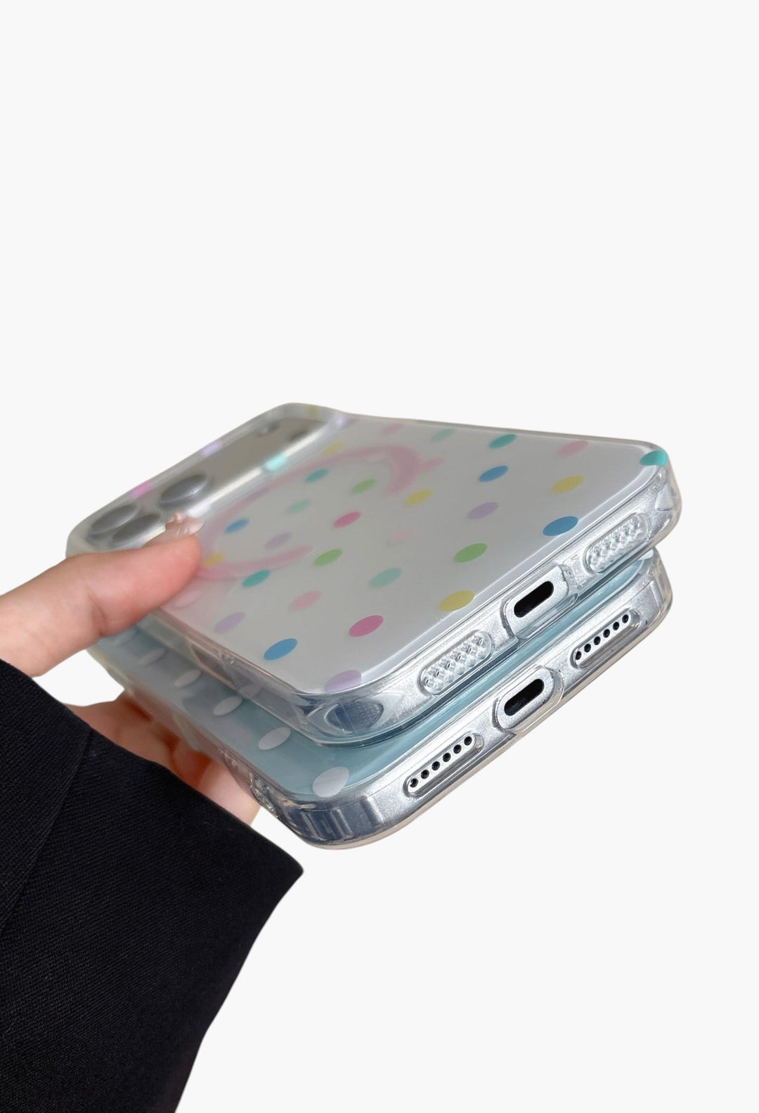 Magnetic Case for iPhone 17 Pro Max Case Compatible with Wireless Charging, Polka Dot Design Shockproof Bumper Cover Case for Girls Women - GLAM MODA