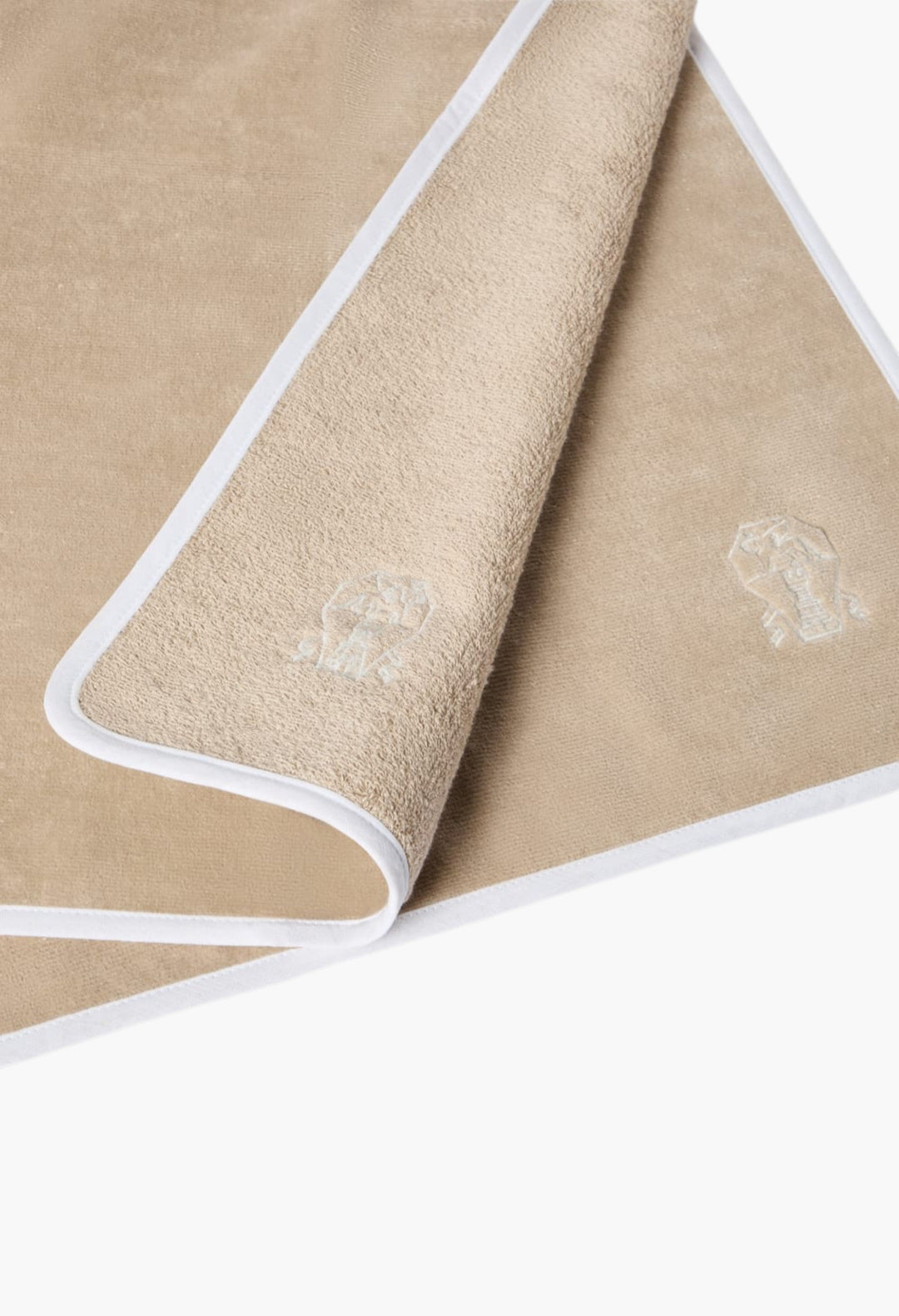 2-Piece Cotton Terrycloth Towel Set With Embroidery - GLAM MODA