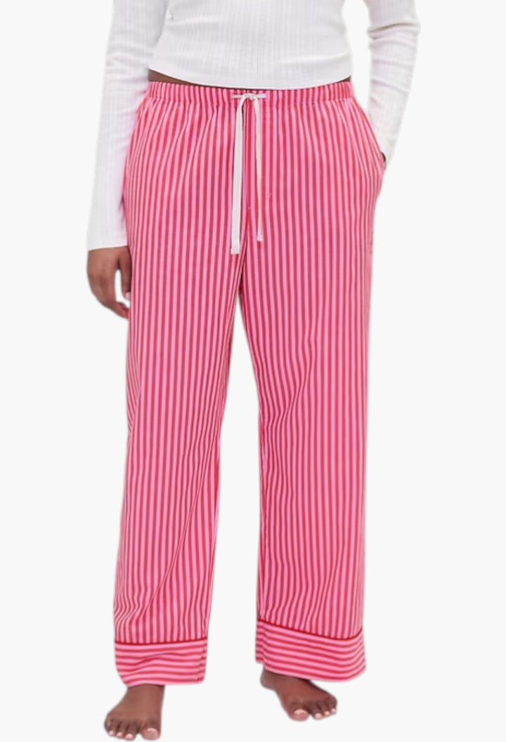 Gap × Summer Fridays Relaxed Poplin Stripe PJ Pants - GLAM MODA