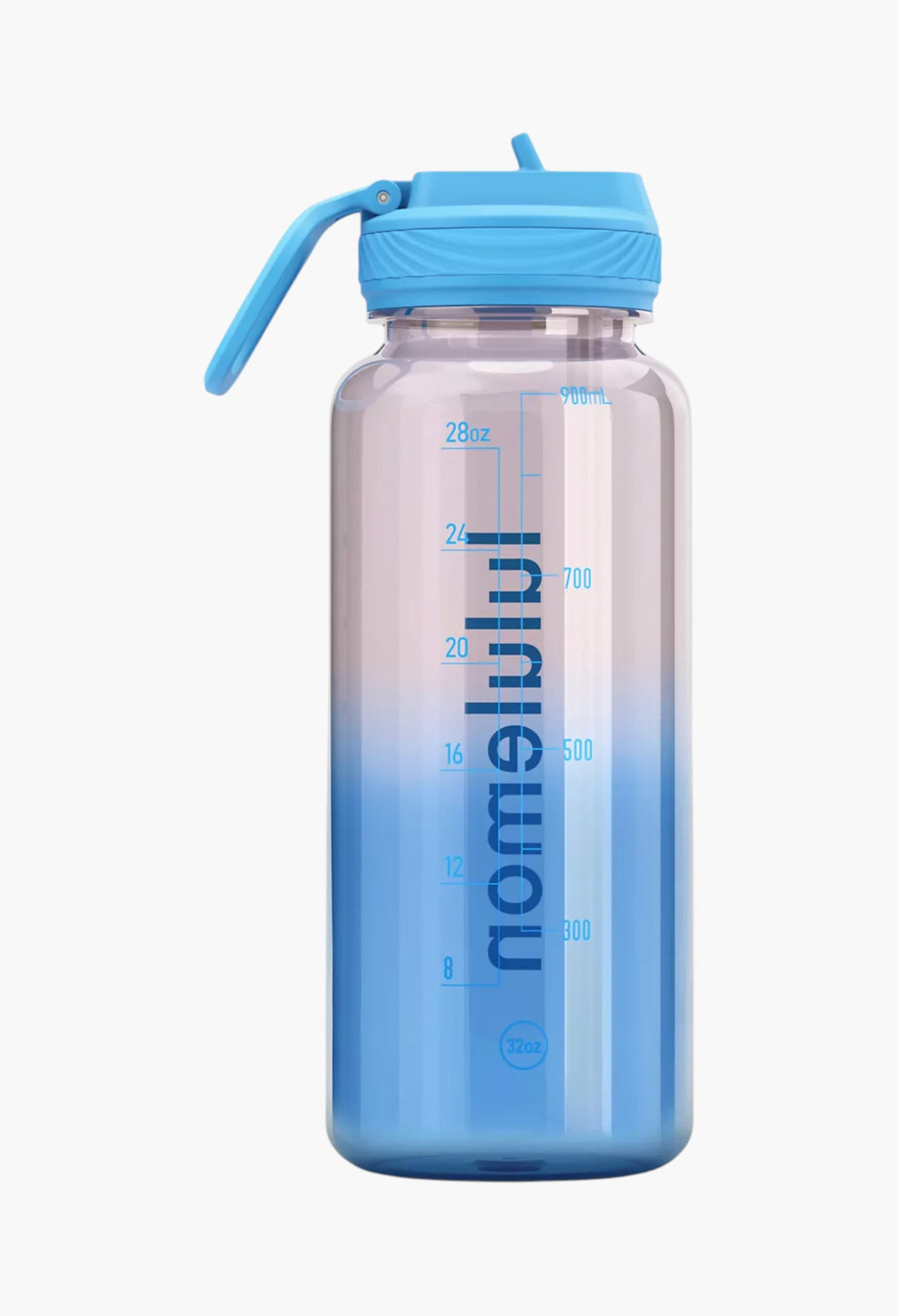 Back to Life Clear Bottle 32oz Straw Lid