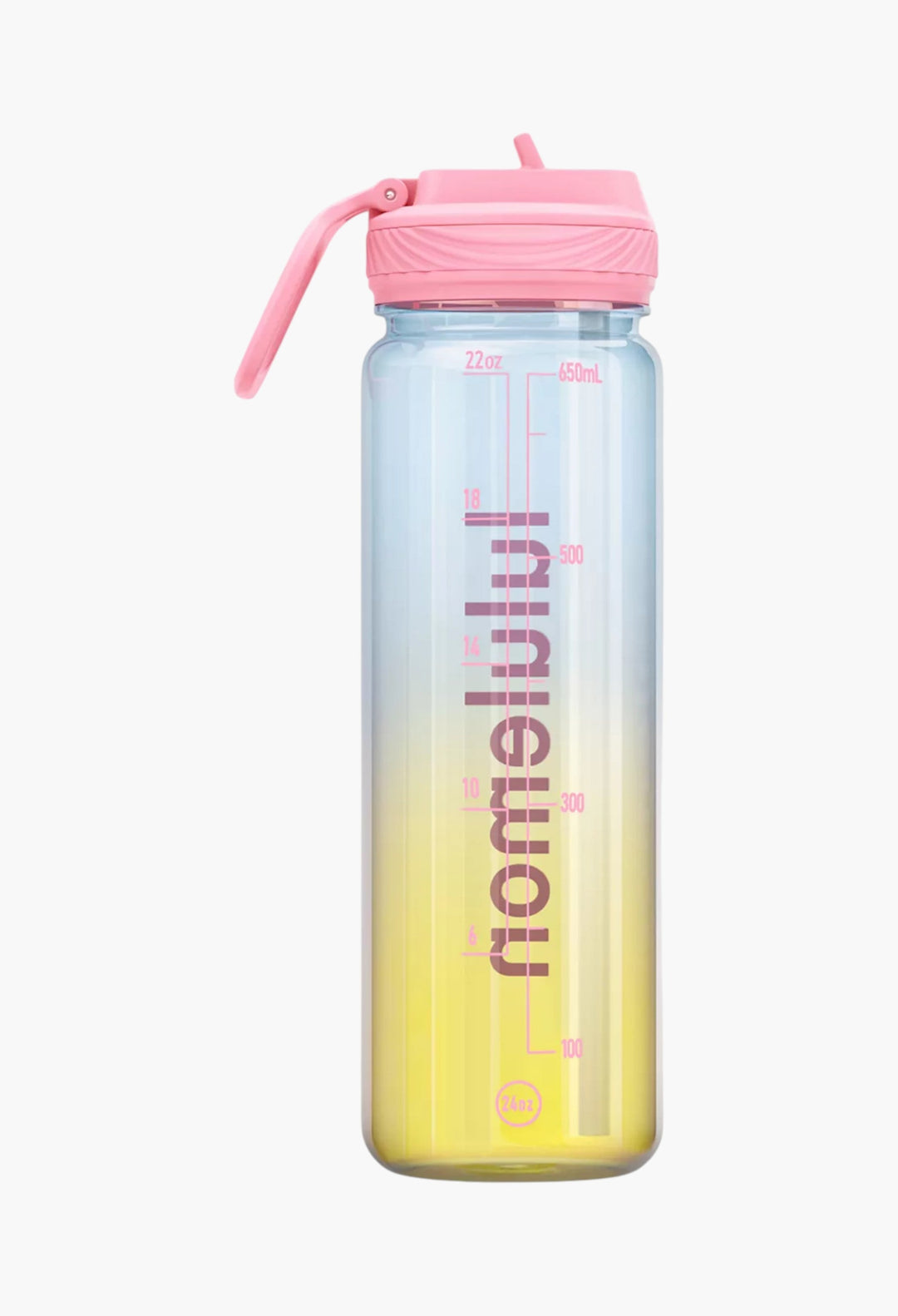 Back to Life Clear Bottle 24oz Straw Lid - GLAM MODA