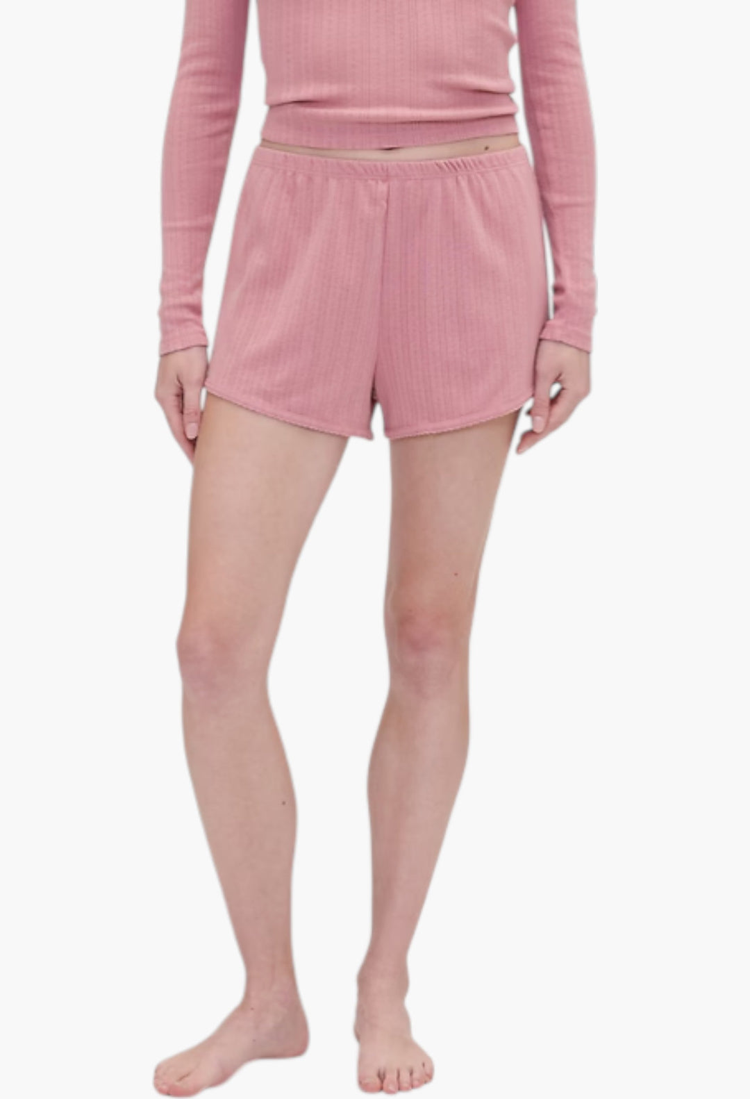 Pointelle PJ Shorts - GLAM MODA