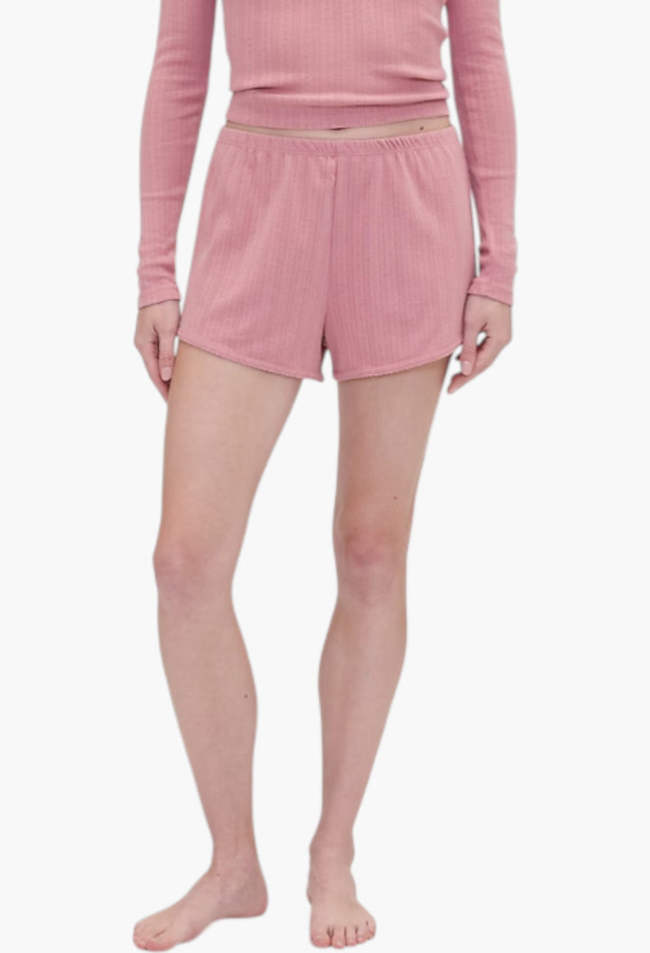 Pointelle PJ Shorts - GLAM MODA