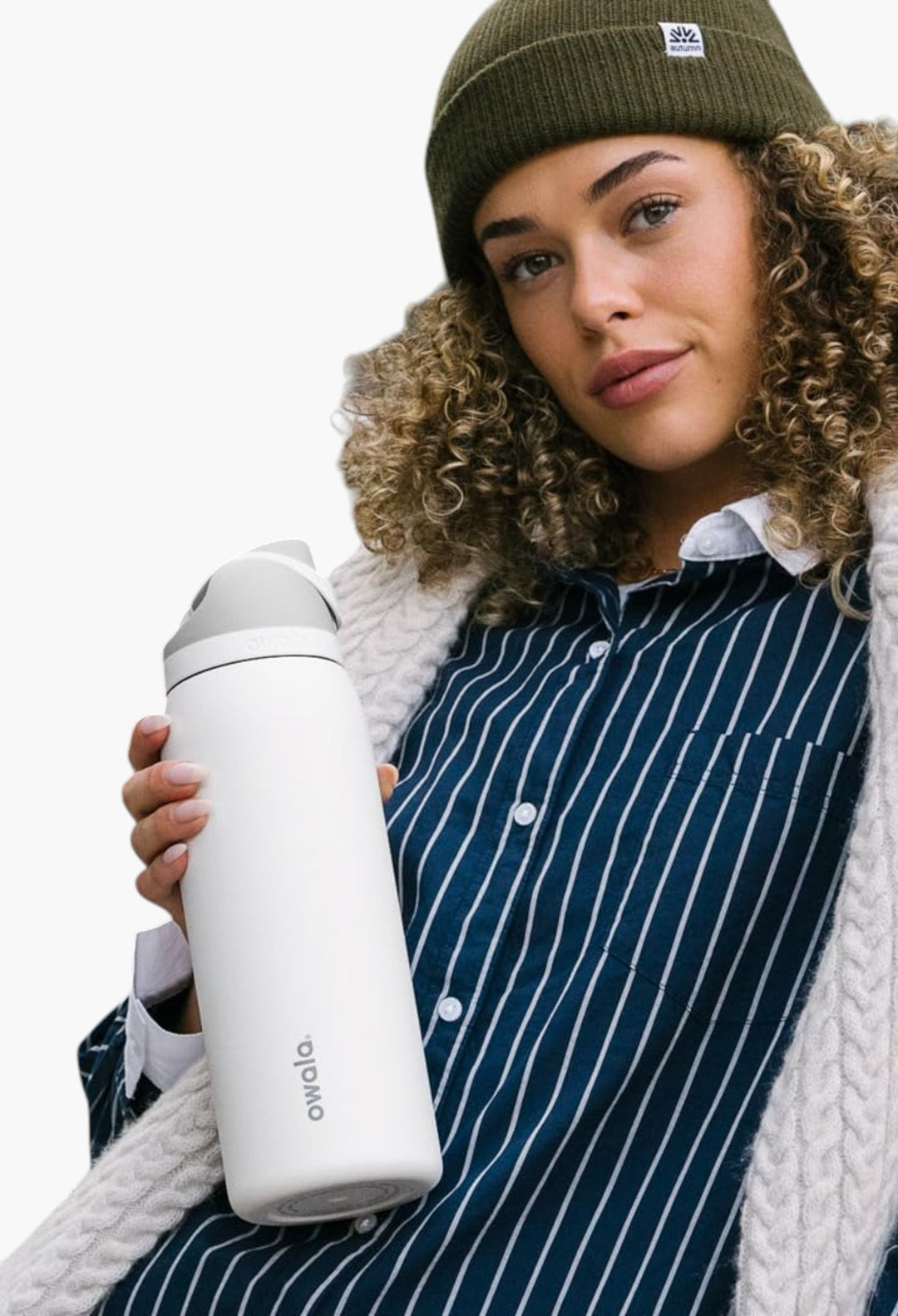 Owala FreeSip Insulated Stainless Steel Water Bottle with Straw for Sports and Travel, BPA-Free Sports Water Bottle, 32 oz - GLAM MODA
