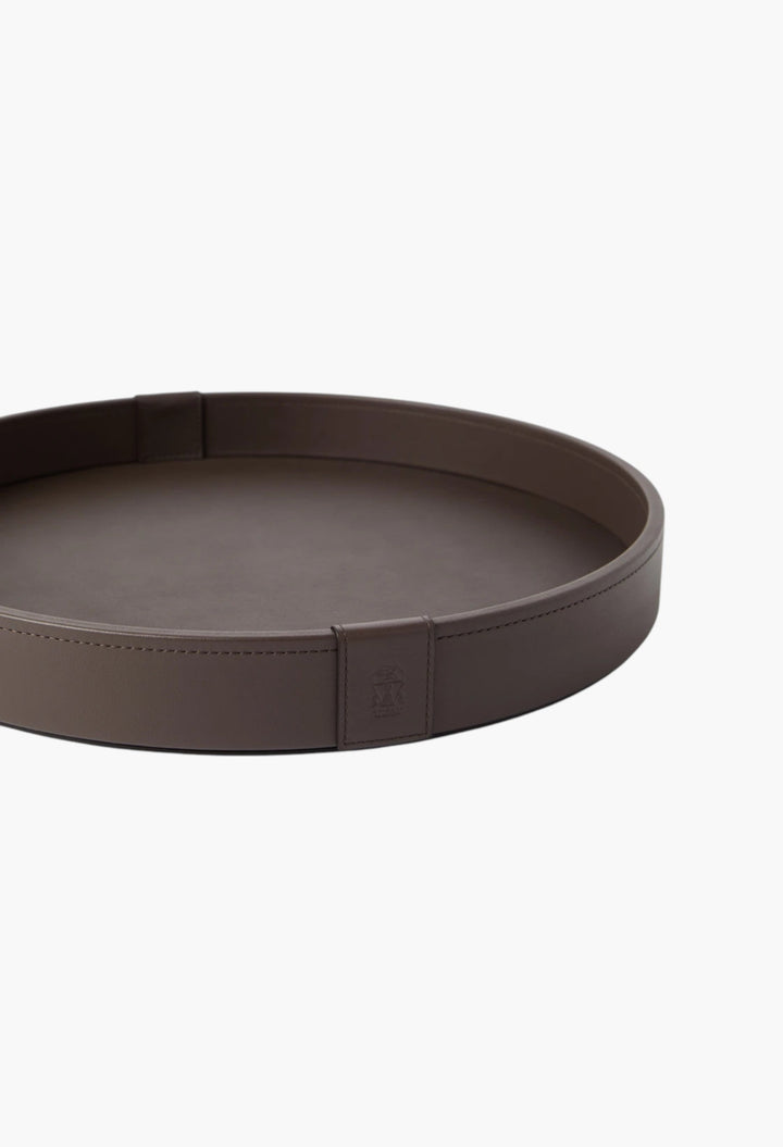 Wooden Tray With Leather Cover - GLAM MODA