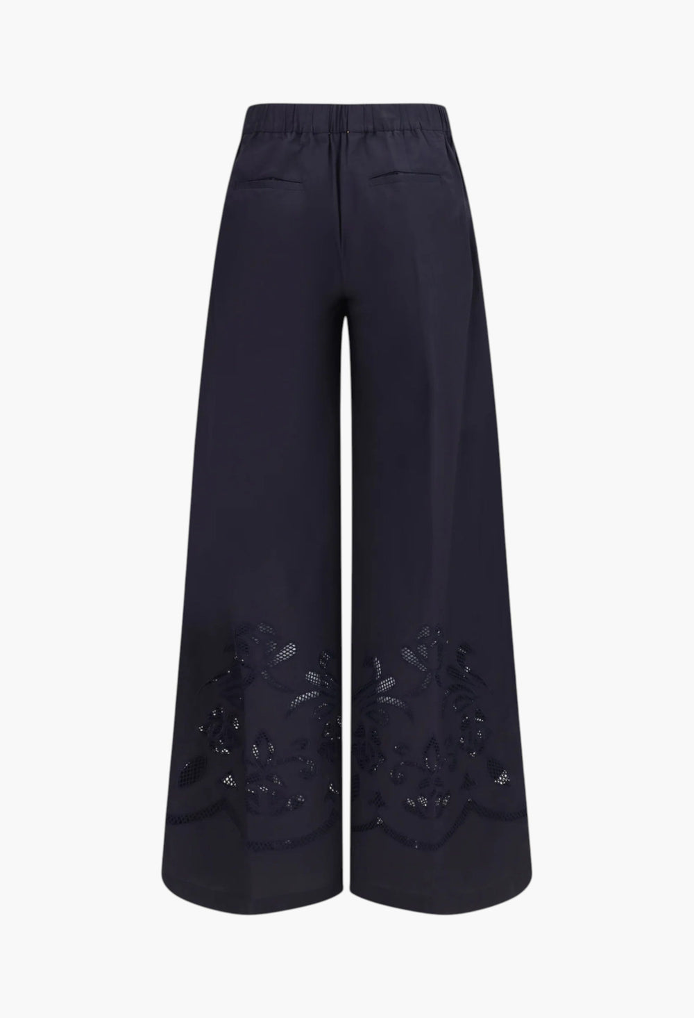 Embroidered Cotton Pants - GLAM MODA
