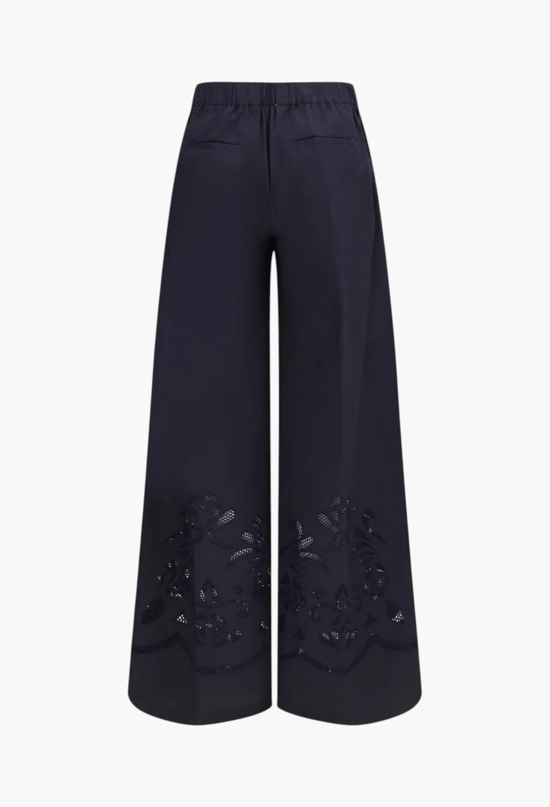 Embroidered Cotton Pants - GLAM MODA