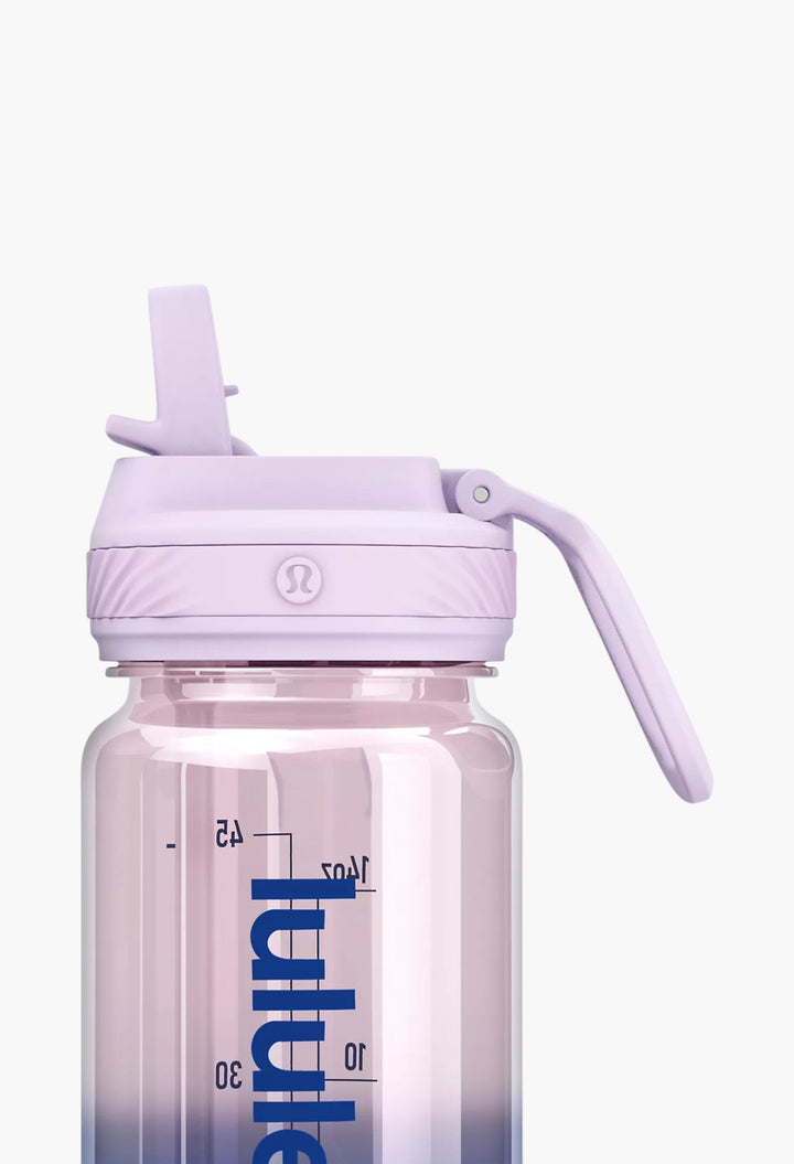 Back to Life Clear Bottle 18oz Straw Lid Ombre - GLAM MODA
