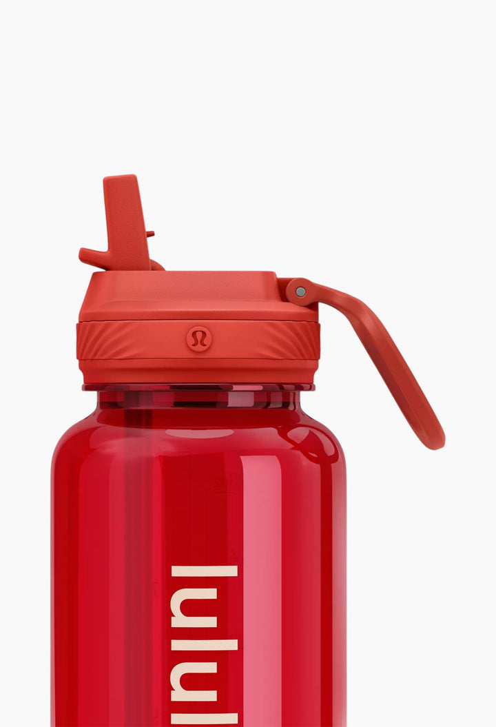 Back to Life Clear Bottle 32oz Straw Lid - GLAM MODA
