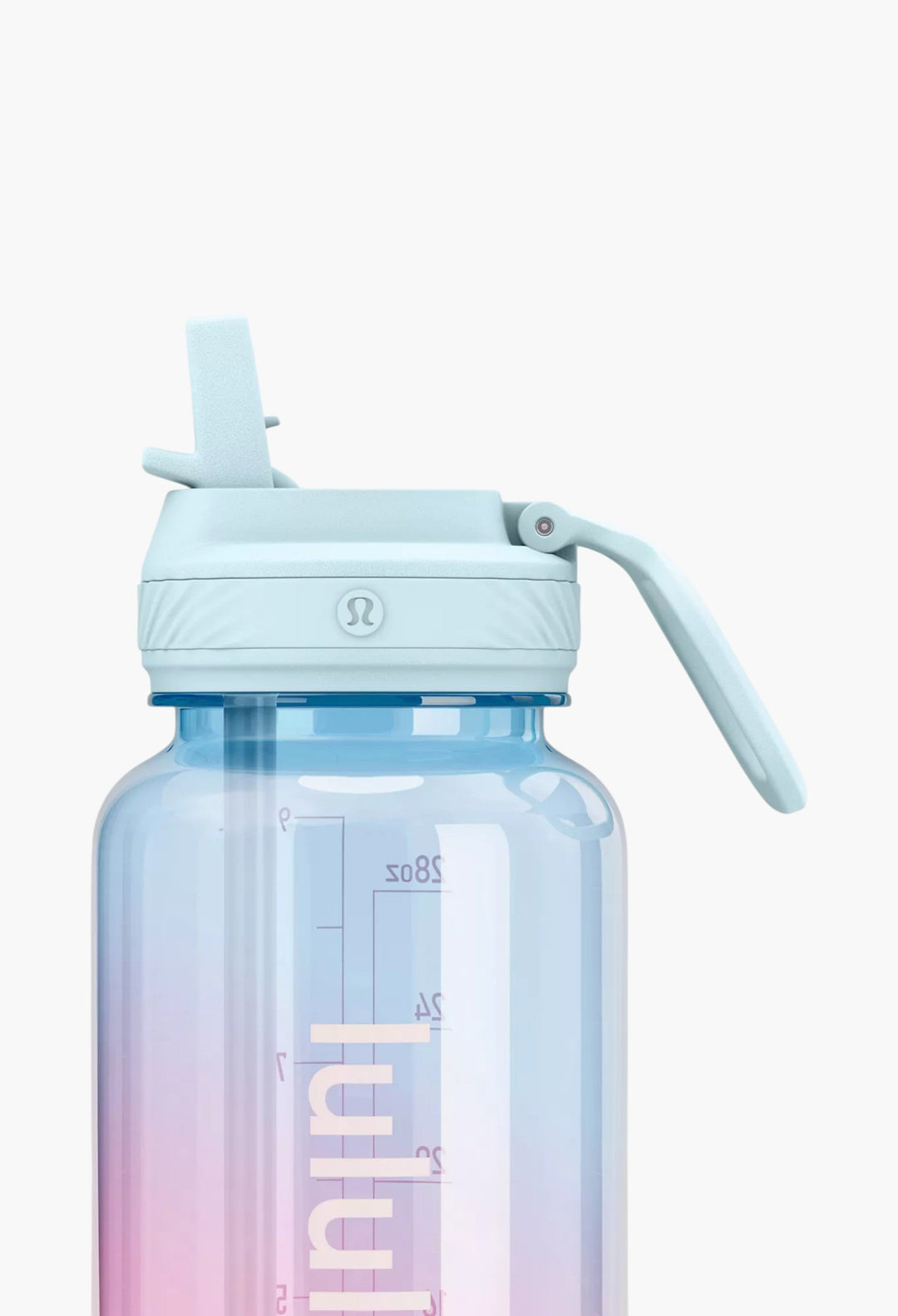 Back to Life Clear Bottle 32oz Straw Lid