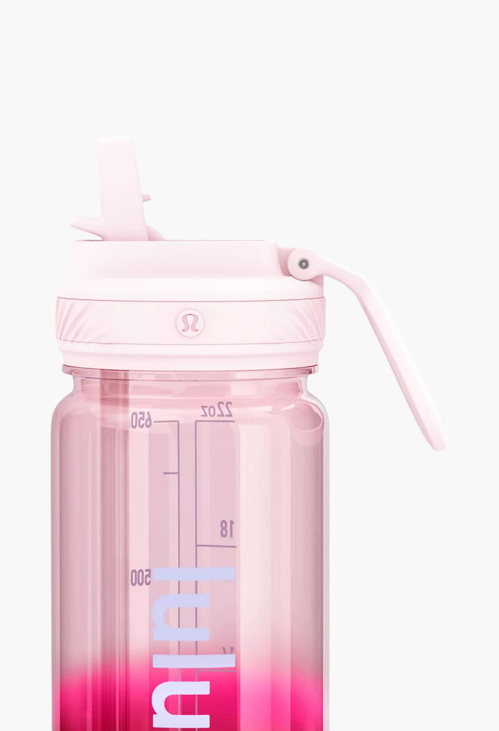 回溯生命透明瓶 24oz 吸管蓋