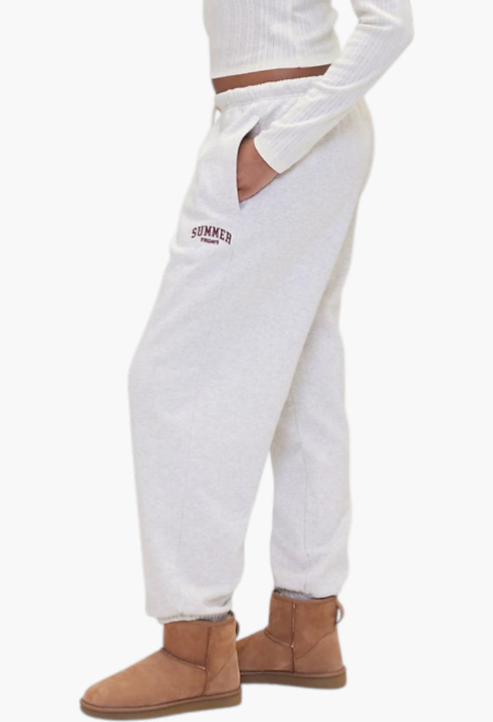 Heavyweight Relaxed Logo Joggers - GLAM MODA
