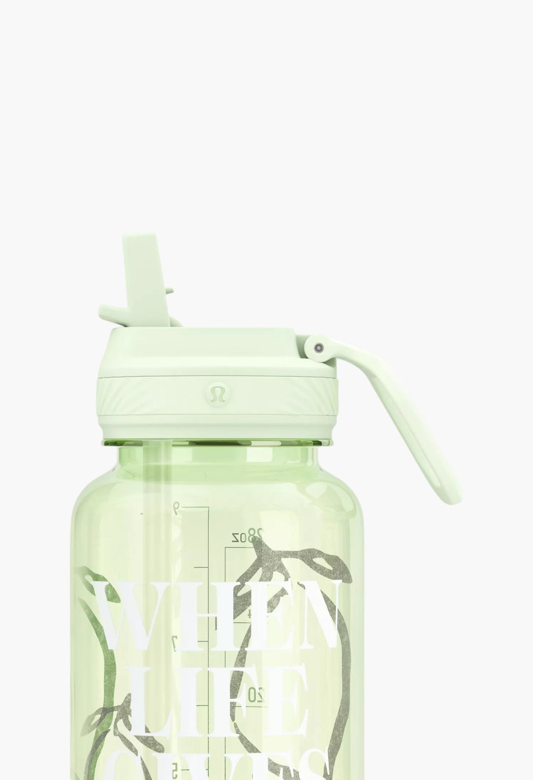 Back to Life Sport Bottle 32oz Straw Lid Lemons Quote - GLAM MODA