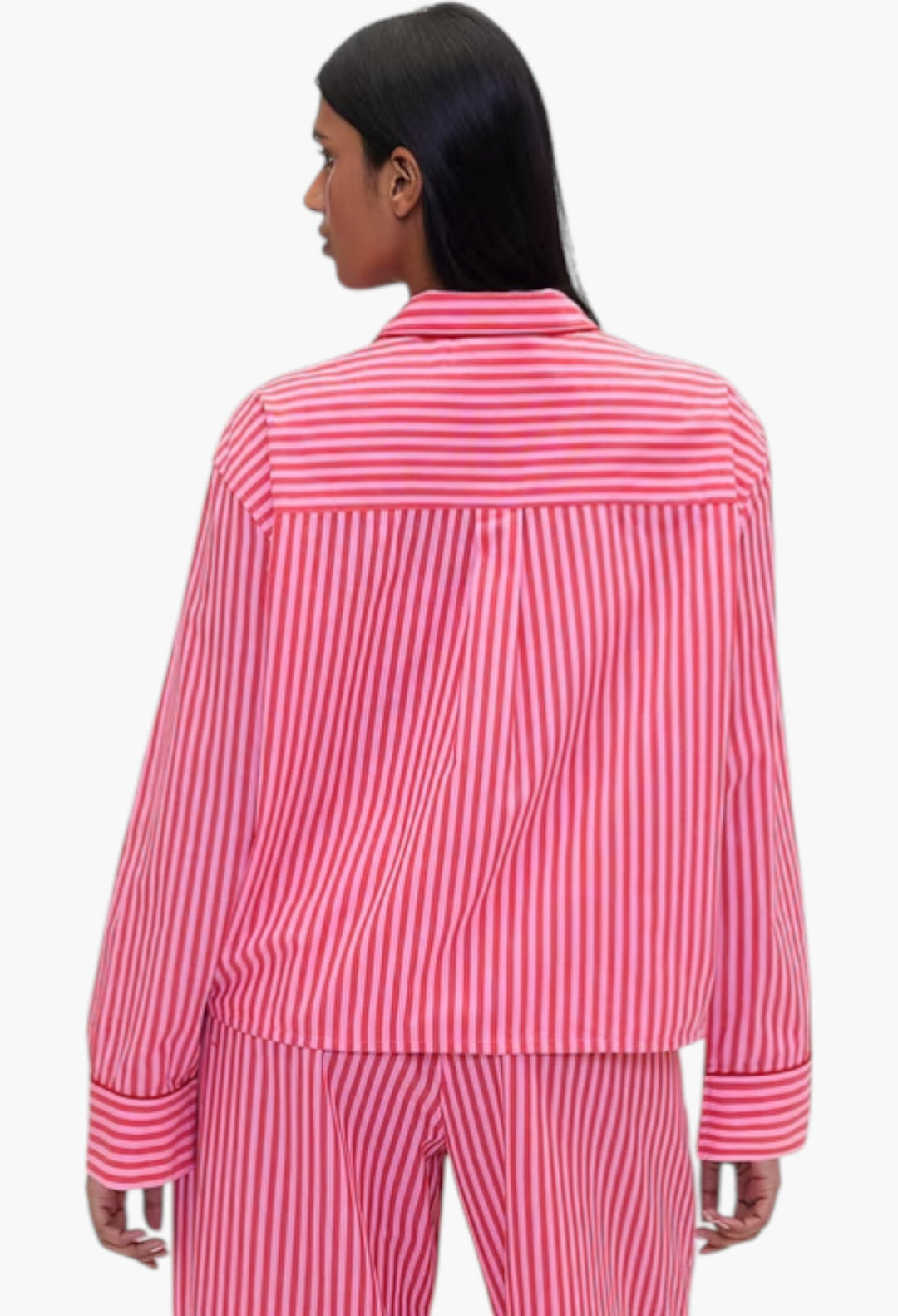 Gap × Summer Fridays Relaxed Poplin Stripe PJ Shirt - GLAM MODA