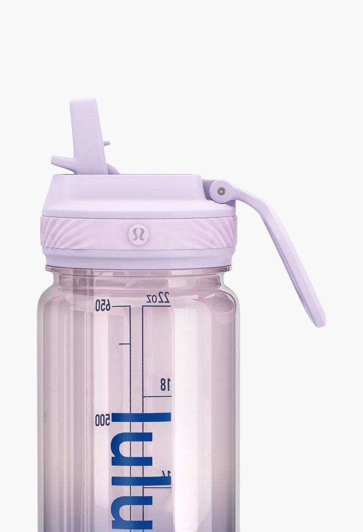 回溯生命透明瓶 24oz 吸管蓋