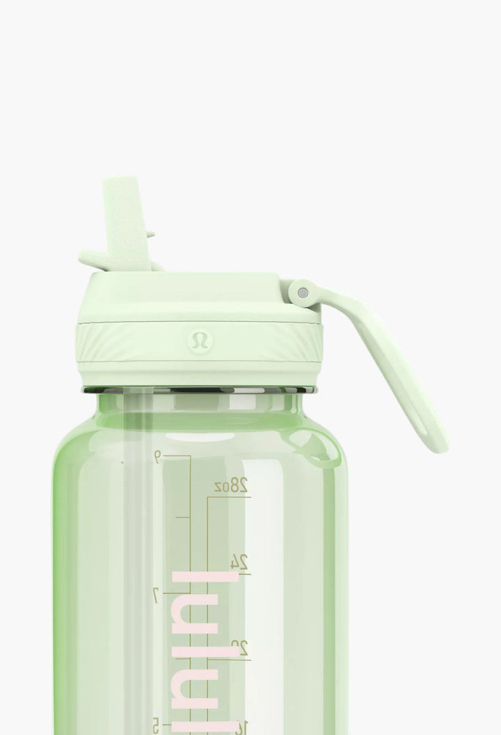 Back to Life Clear Bottle 32oz Straw Lid