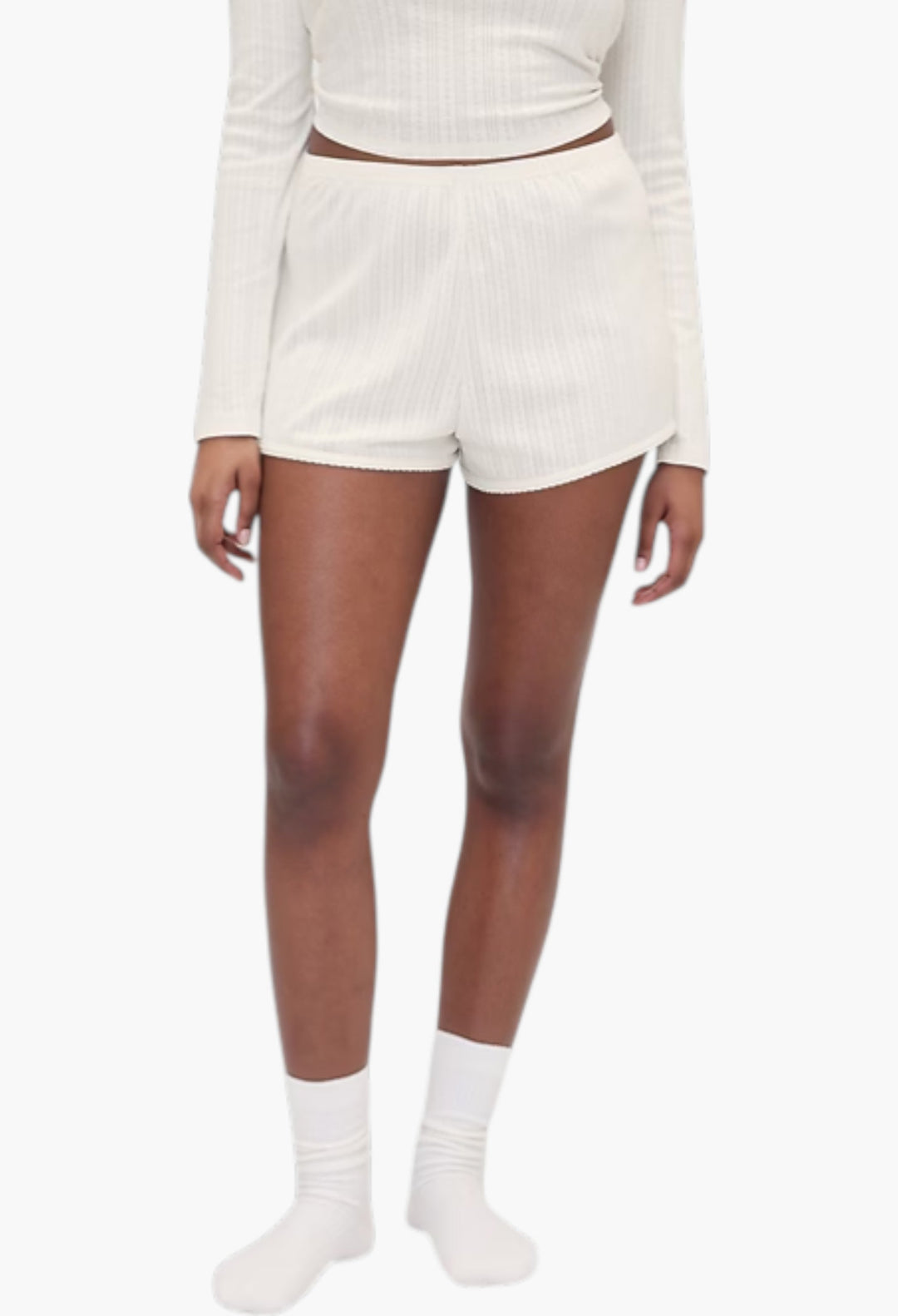 Pointelle PJ Shorts - GLAM MODA