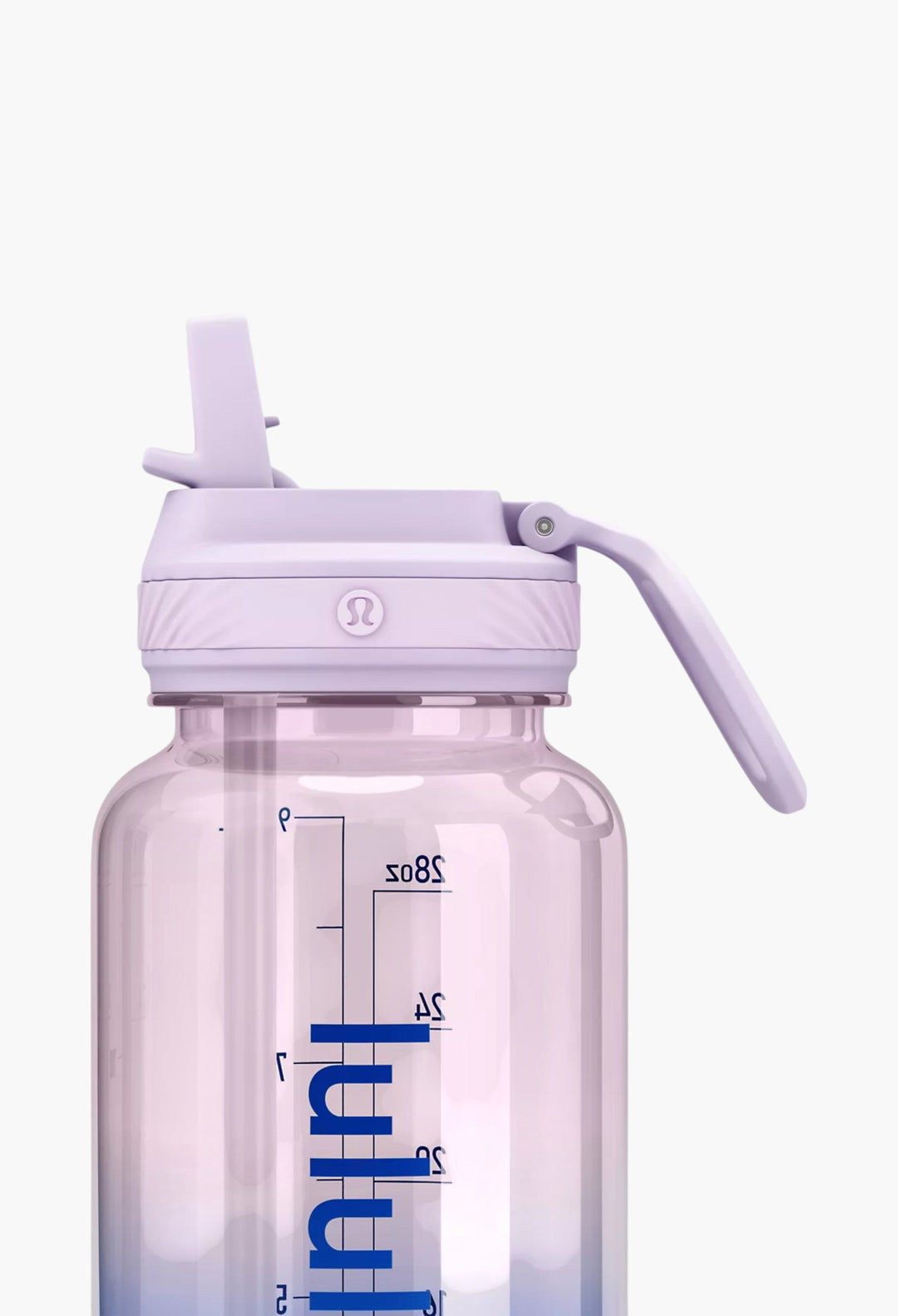 Back to Life Clear Bottle 32oz Straw Lid