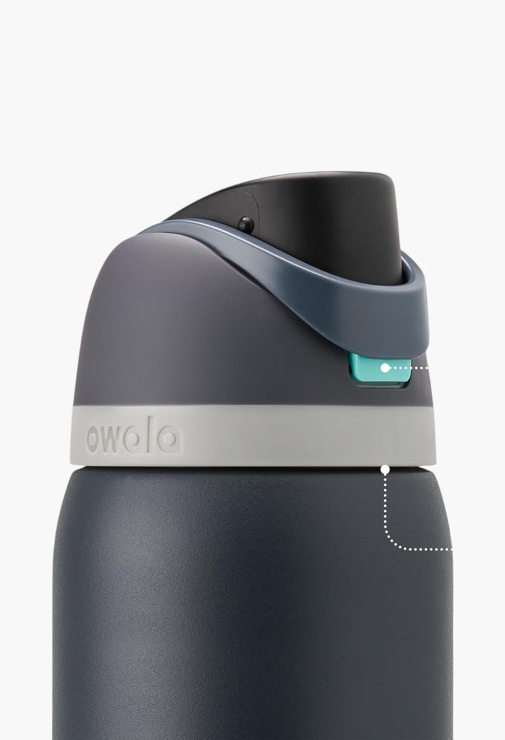 Owala FreeSip Insulated Stainless Steel Water Bottle with Straw for Sports and Travel, BPA-Free Sports Water Bottle, 32 oz - GLAM MODA