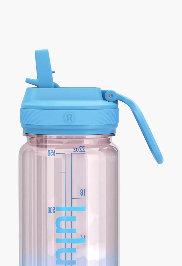 回溯生命透明瓶 24oz 吸管蓋