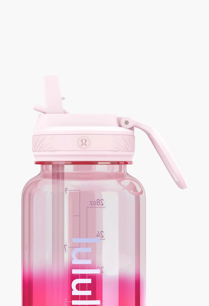 Back to Life Clear Bottle 32oz Straw Lid