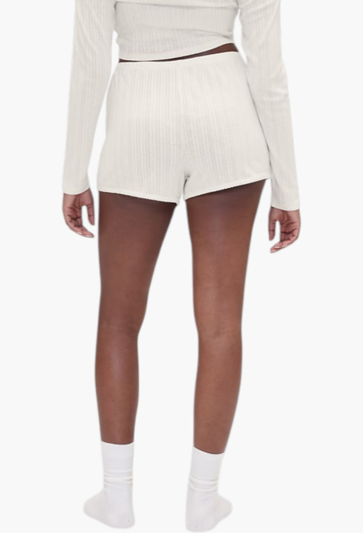 Pointelle PJ Shorts - GLAM MODA