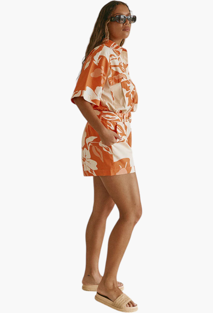Nikita Playsuit - Sunset Botanica - GLAM MODA