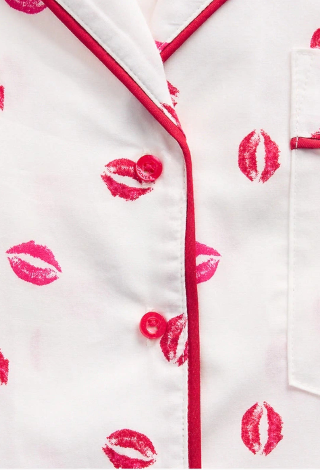 Relaxed Poplin Kiss PJ Shirt - GLAM MODA