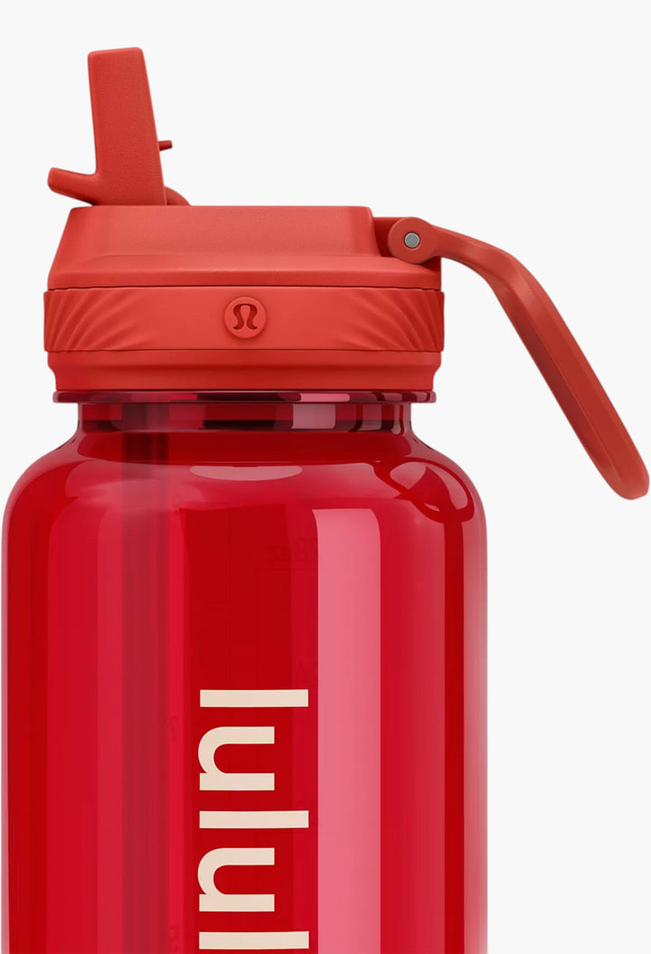 Back to Life Clear Bottle 32oz Straw Lid - GLAM MODA