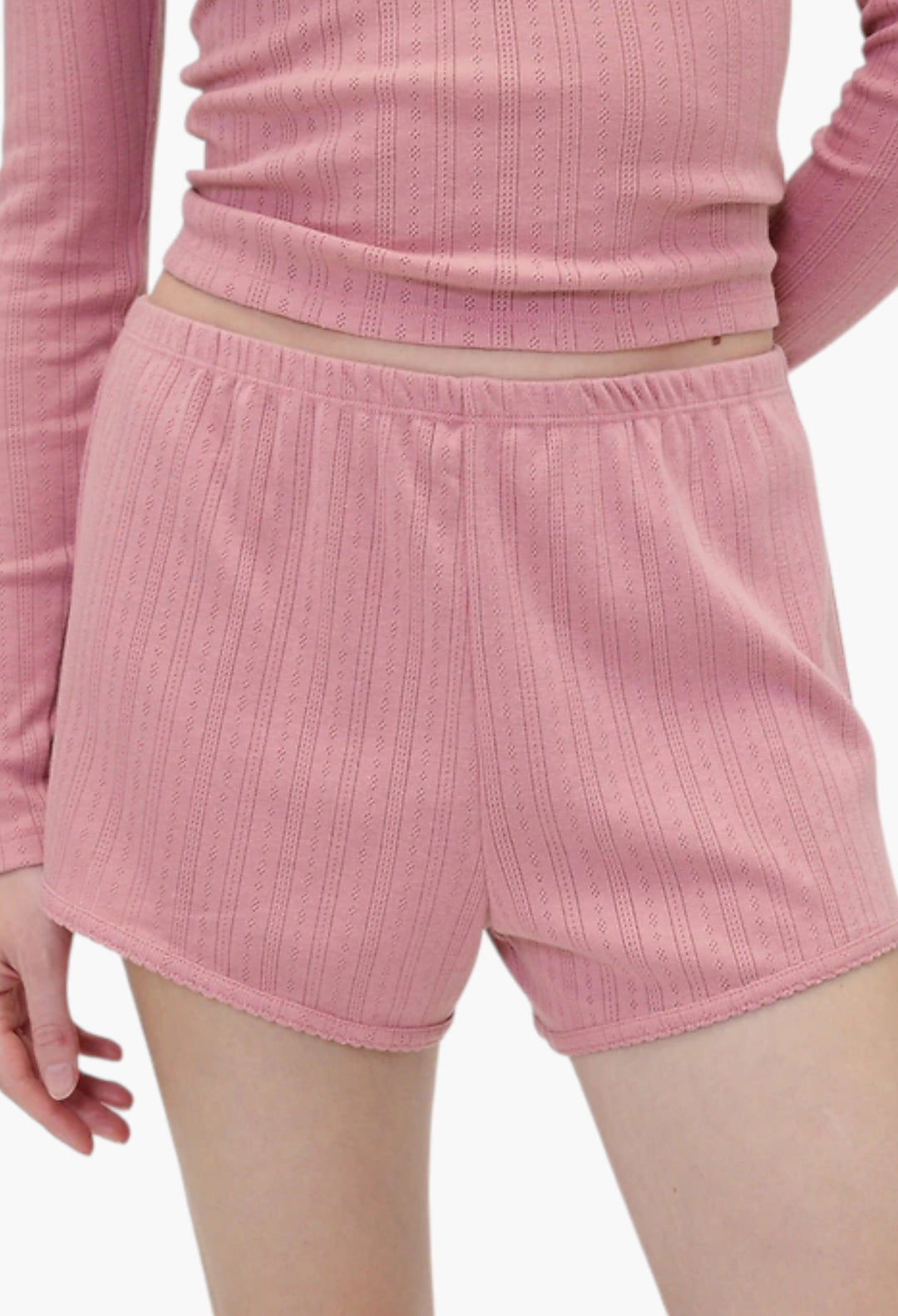 Pointelle PJ Shorts - GLAM MODA