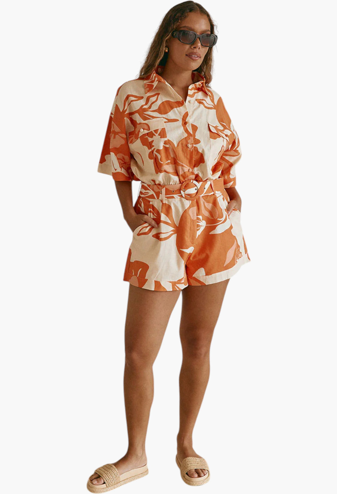 Nikita Playsuit - Sunset Botanica - GLAM MODA