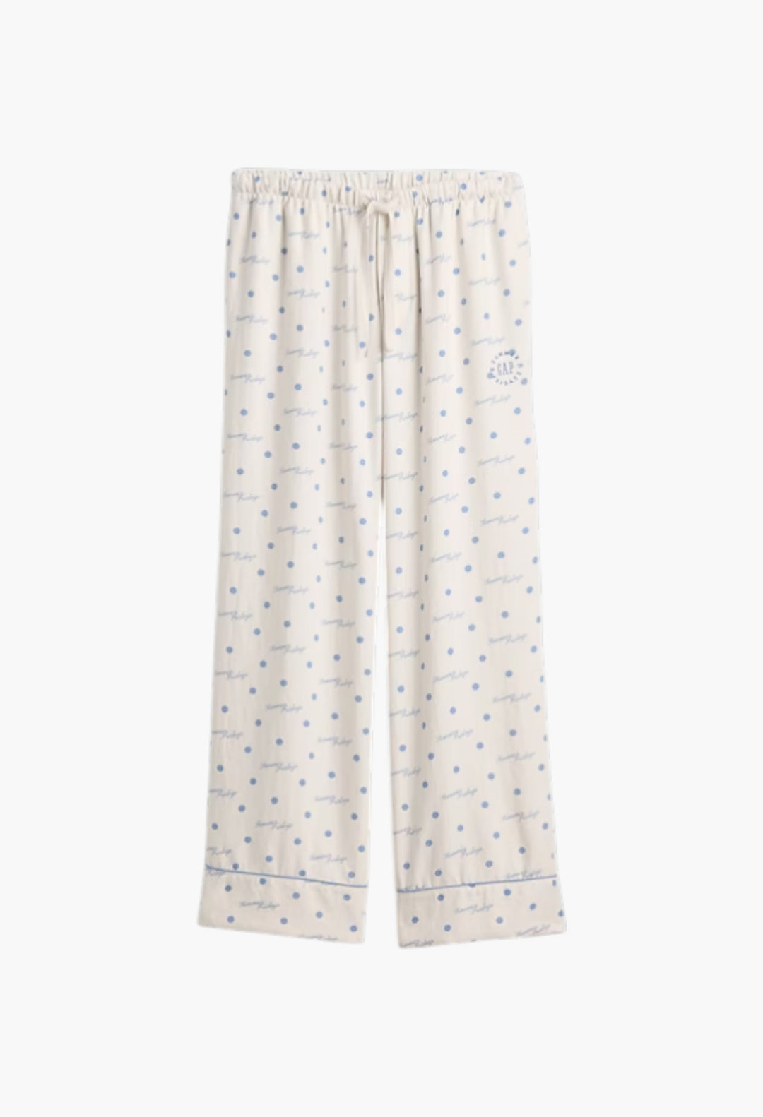 Relaxed Flannel Dotted PJ Pants - GLAM MODA