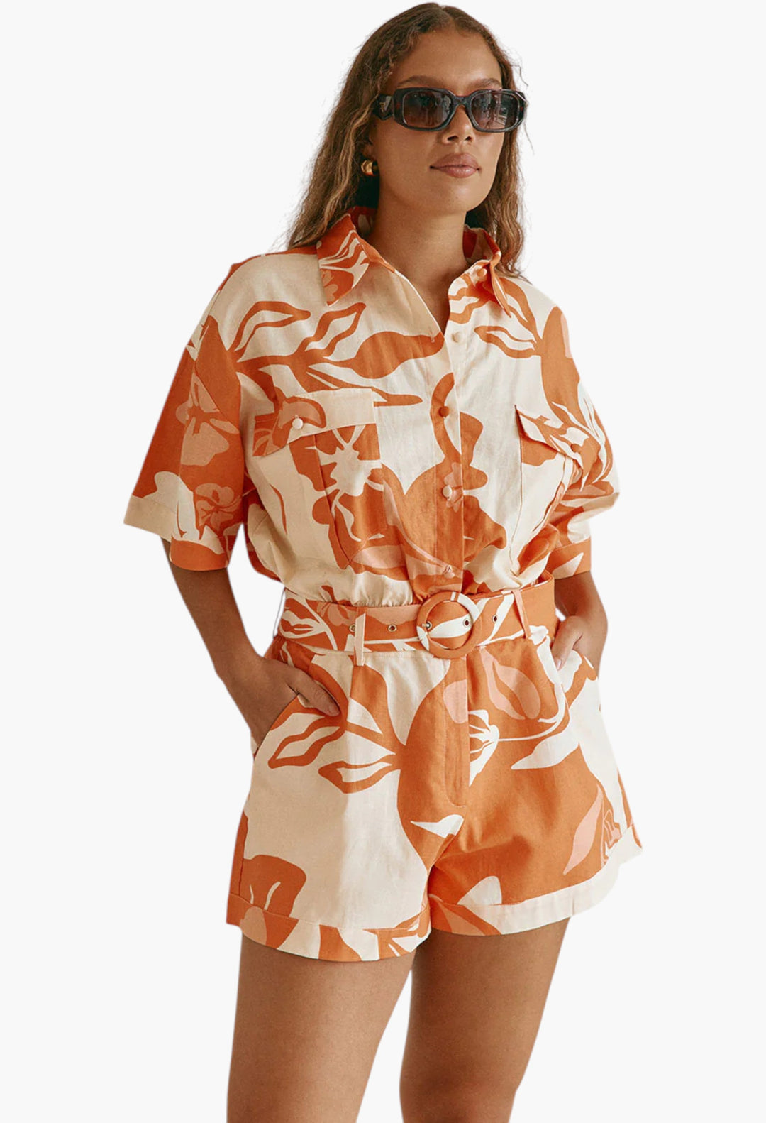 Nikita Playsuit - Sunset Botanica - GLAM MODA