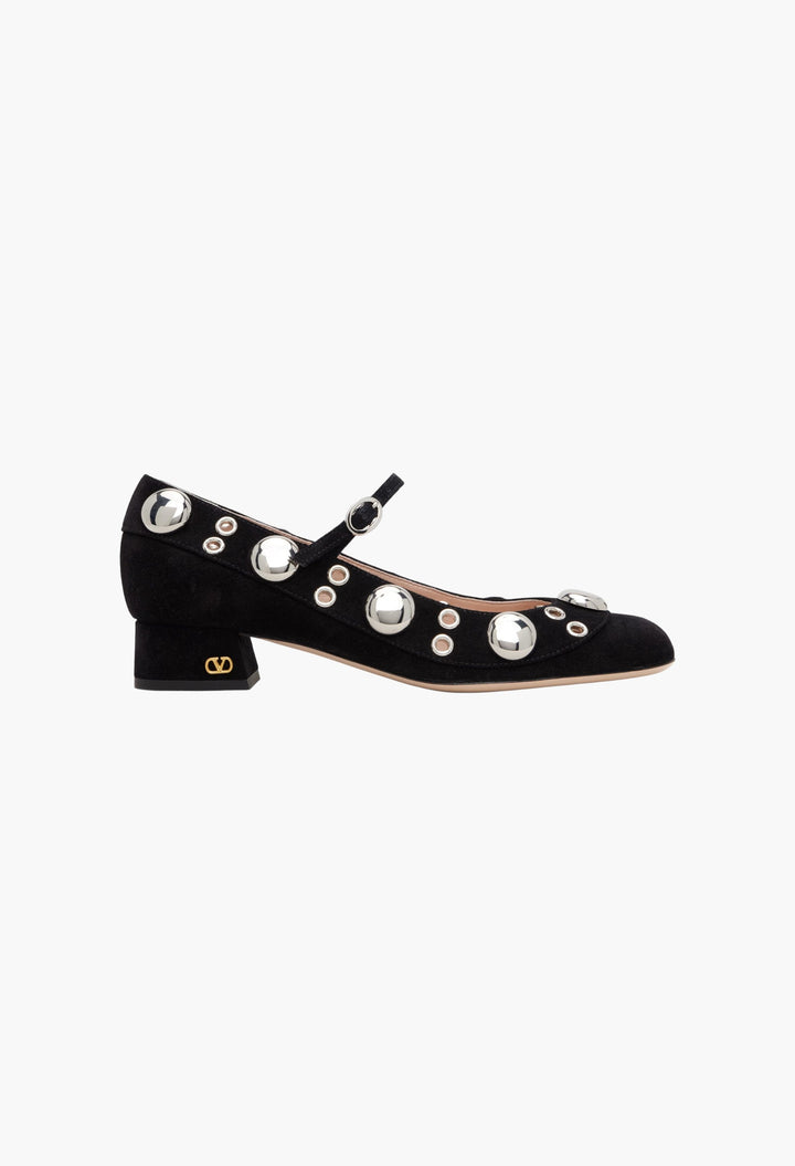 Black Nellcôte Mary-Jane Heels - GLAM MODA