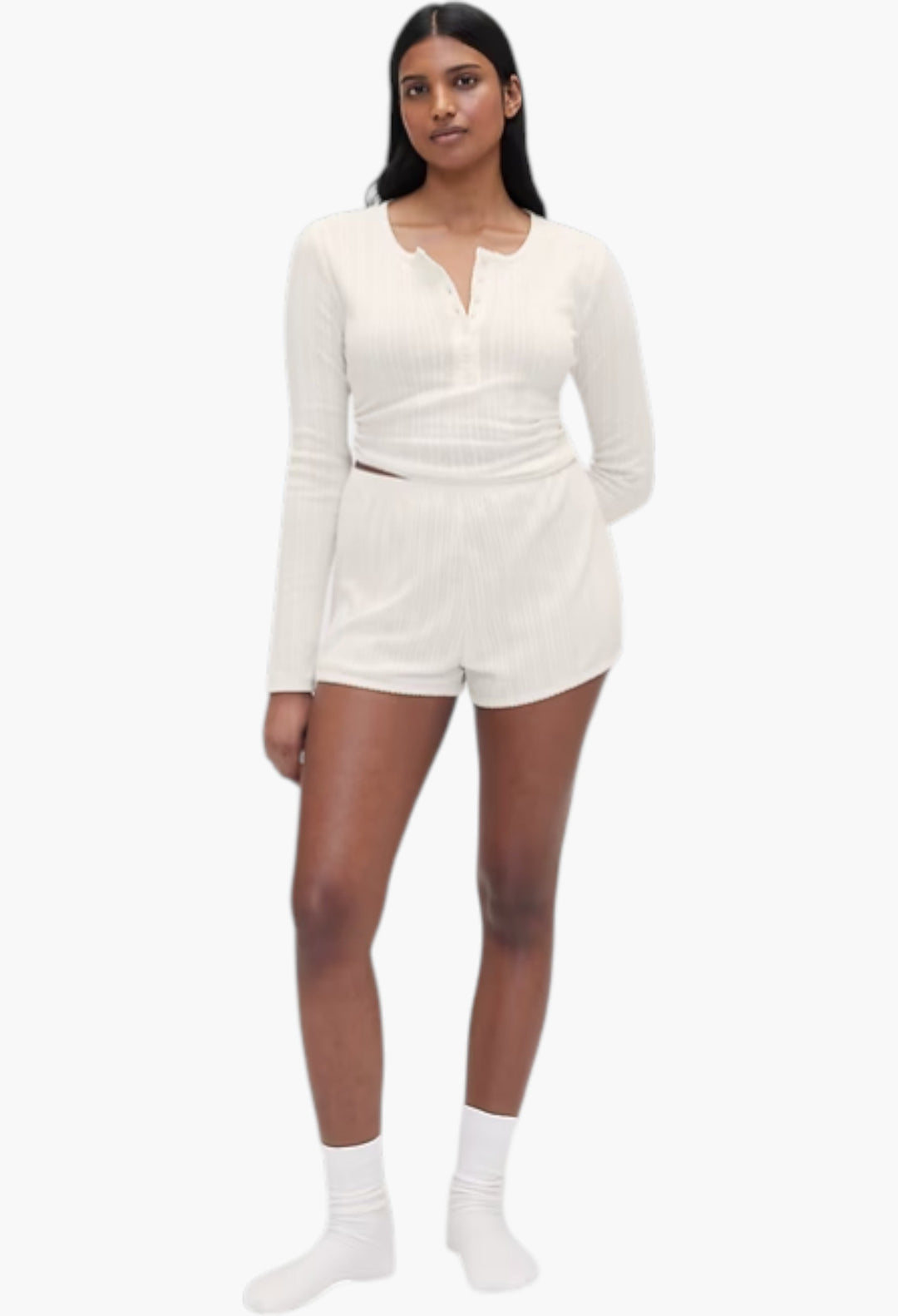Pointelle PJ Shorts - GLAM MODA