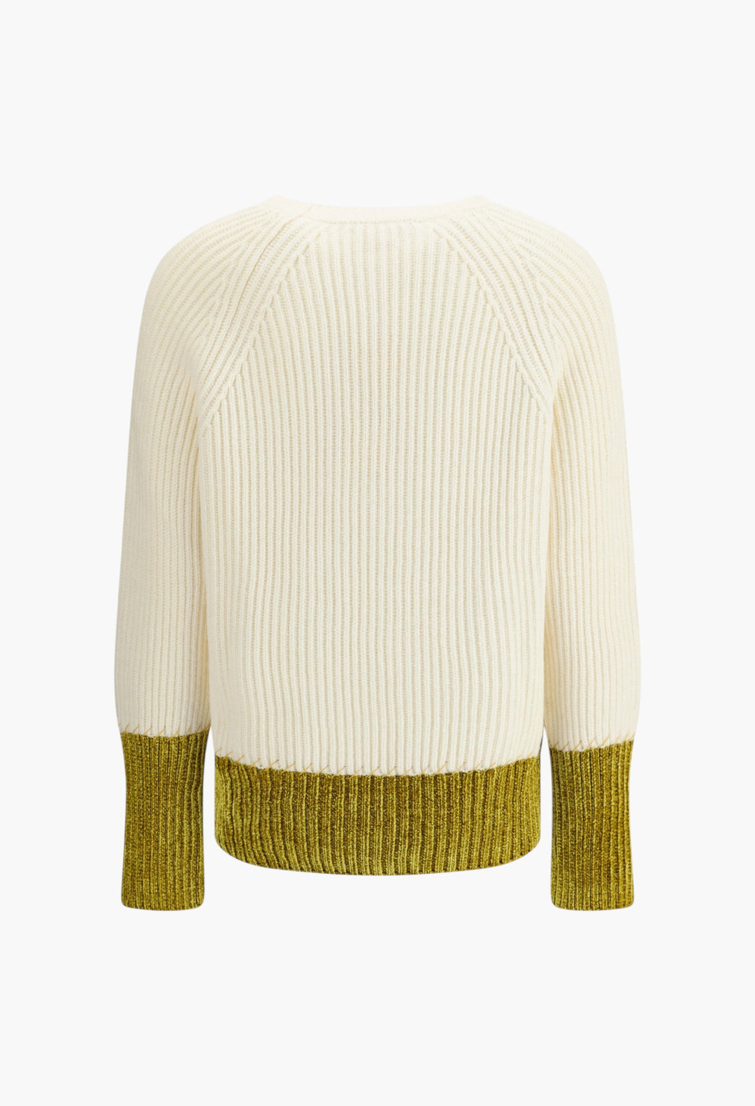 Color block wool Sweater