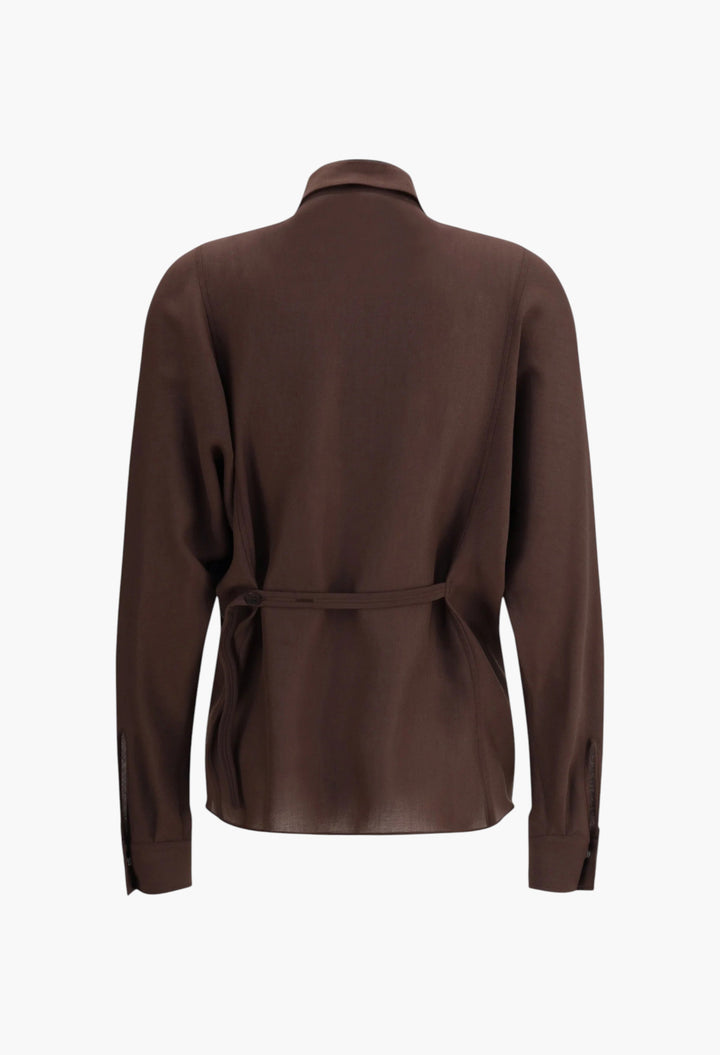 Embellished Collar Shirt - GLAM MODA